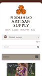 Mobile Screenshot of fiddleheadartisansupply.com